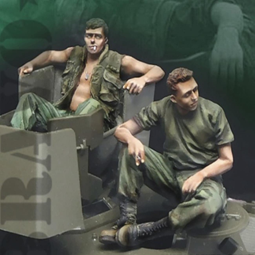 Model Kit Italeri - 1/35 Resin Figure Unpainted Model Kit,