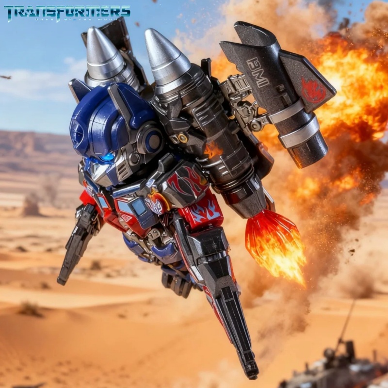 Model Kit Optimus Prime - Optimus Prime Jetpack Transformers Blocks Small