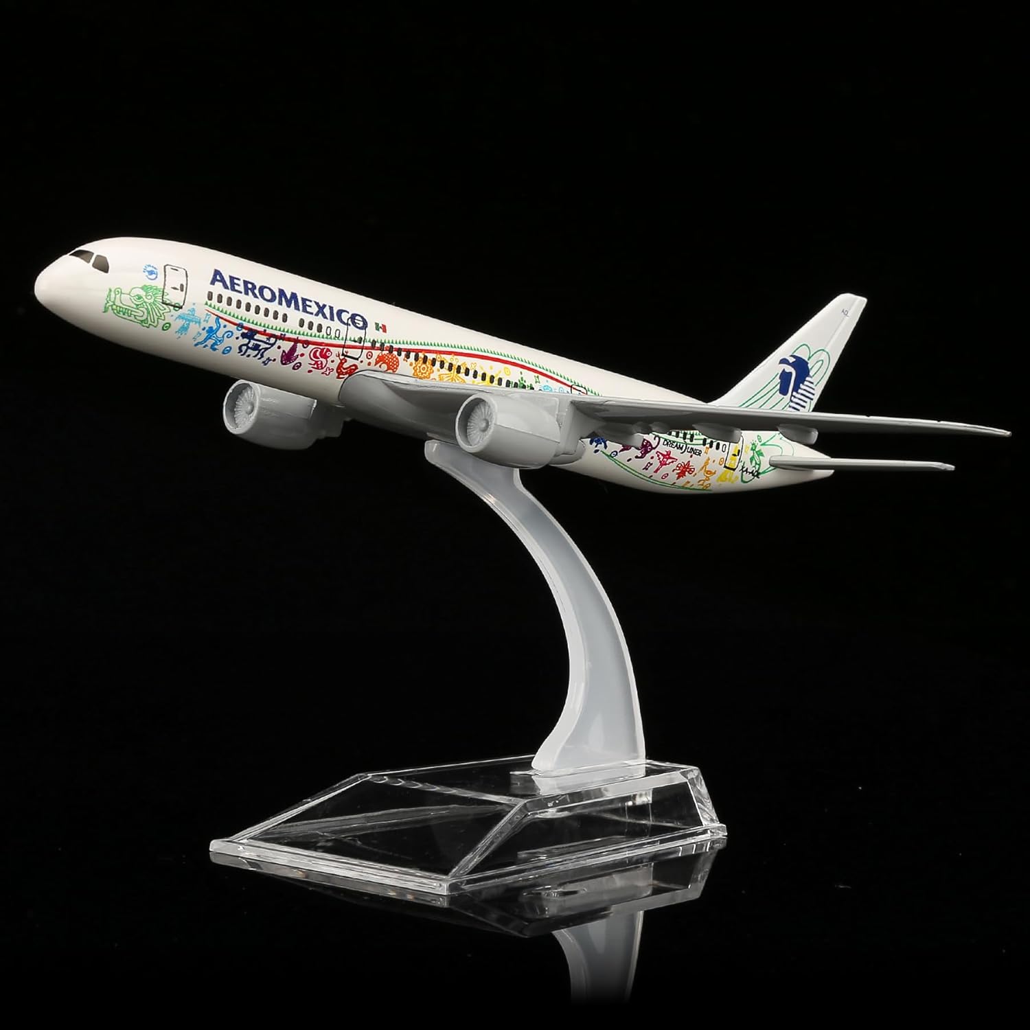 Model Kit Store - 16cm Toy Airplane Model Aeromexico B787