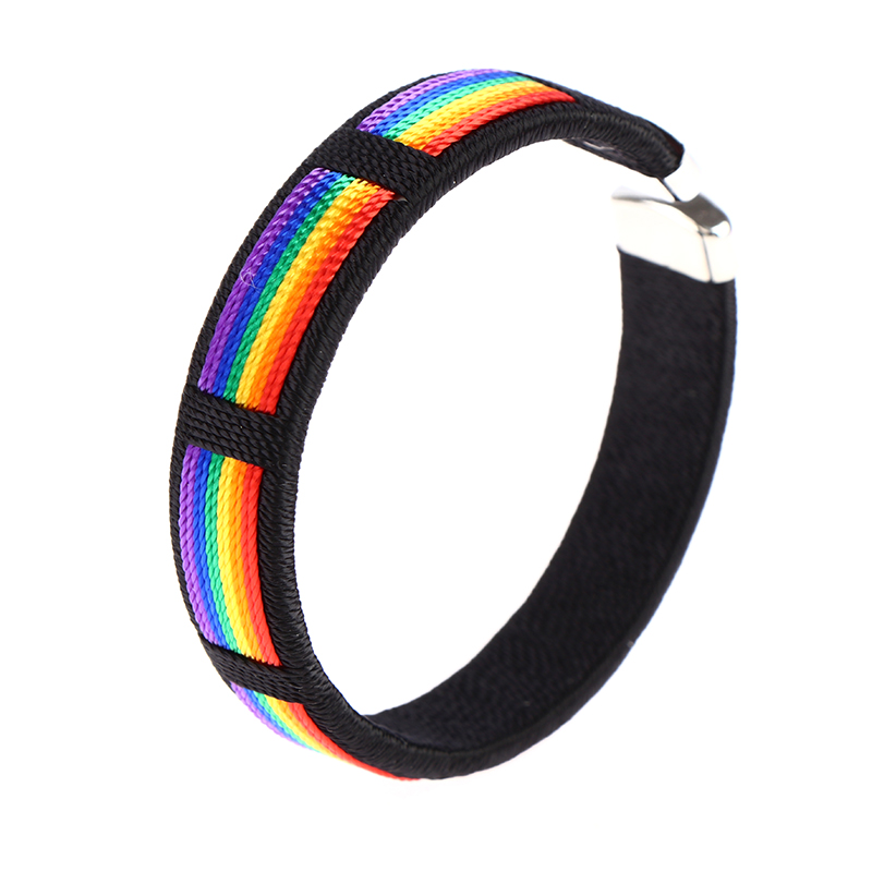 Model Kit Quick - Rainbow Couple Open Bracelet, Rainbow Bangle
