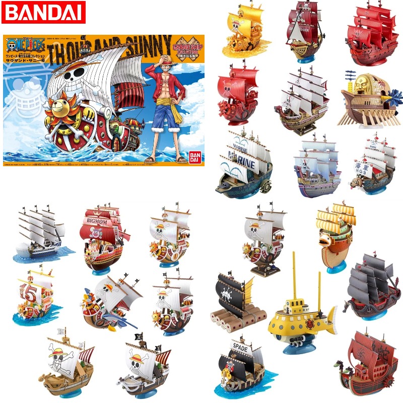 【IN STOCK】BANDAI Genuine One P - Model Kit One Piece Ship ulasan dan harga