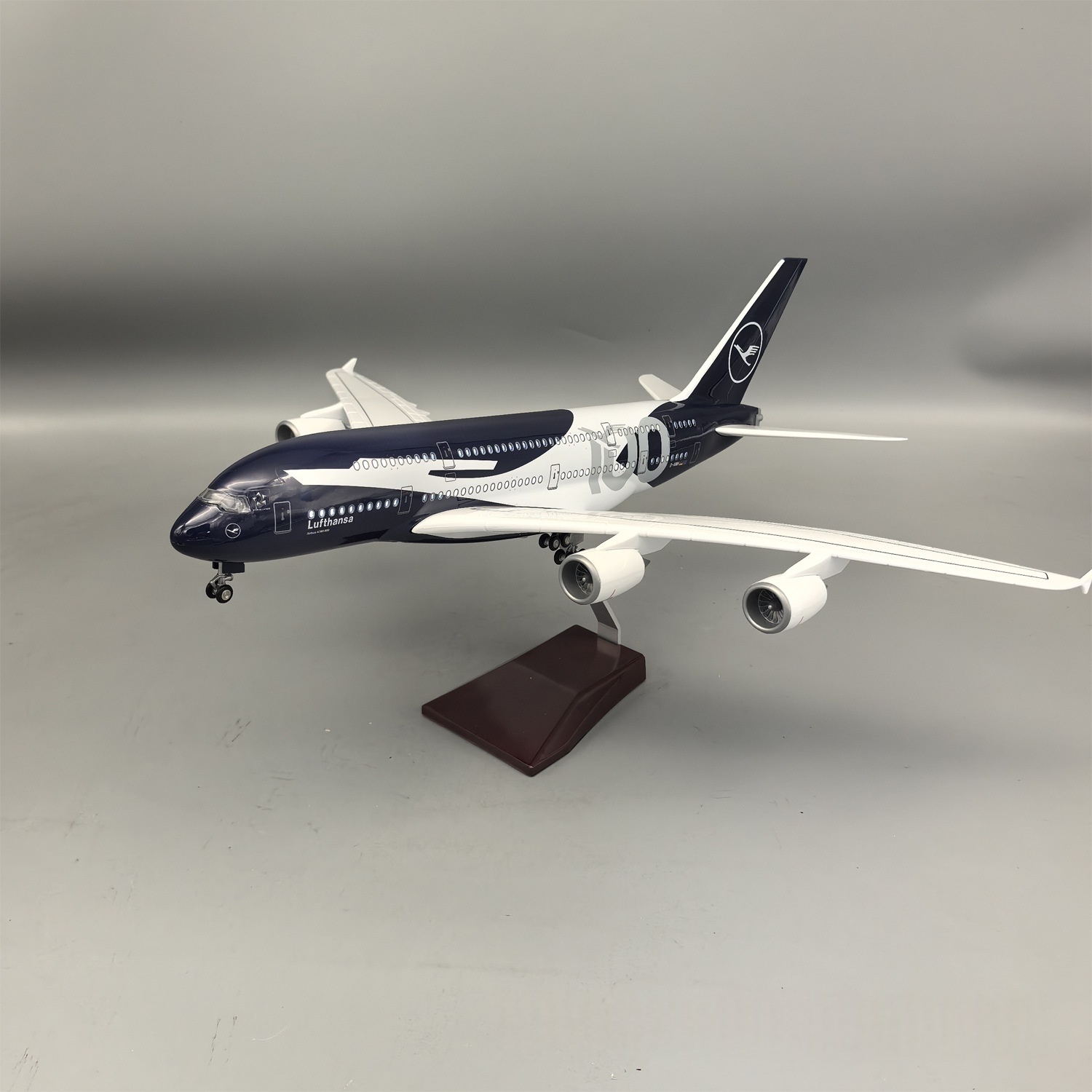 New 45cm Lufthansa A380 100 Ye - Model Kit Store ulasan dan harga