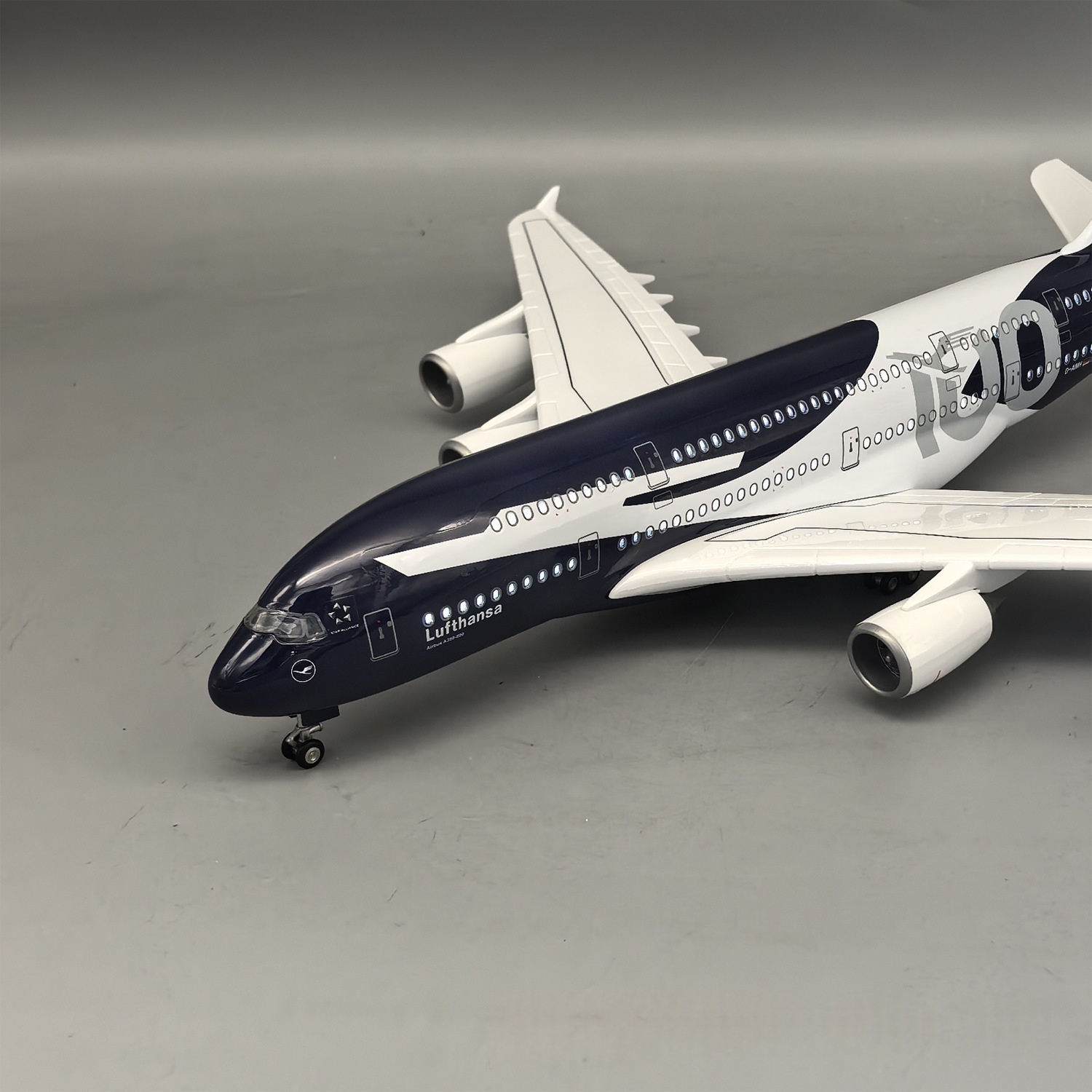 New 45cm Lufthansa A380 100 Ye - Model Kit Store ulasan dan harga