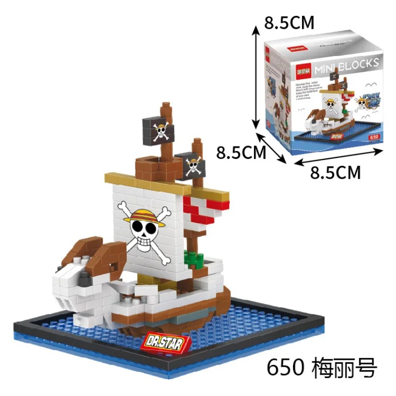 DR.STAR DIY 649-660 ONE PIECE  - Model Kit One Piece Ship ulasan dan harga