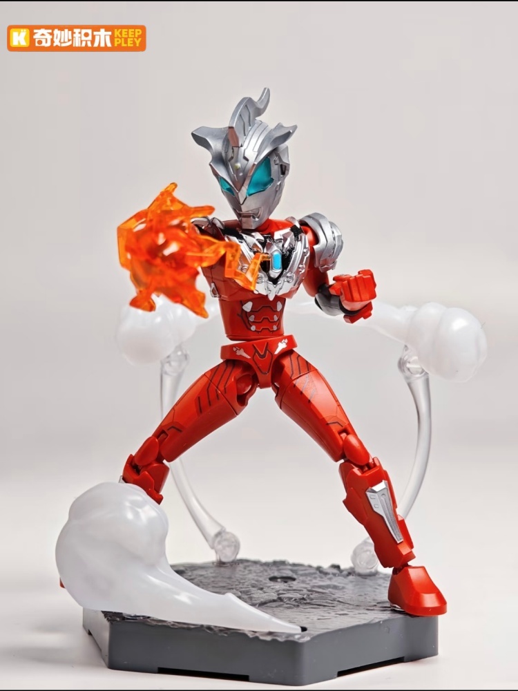 Original  Keeppley Ultraman Ze - Model Kit Zero Megaman ulasan dan harga