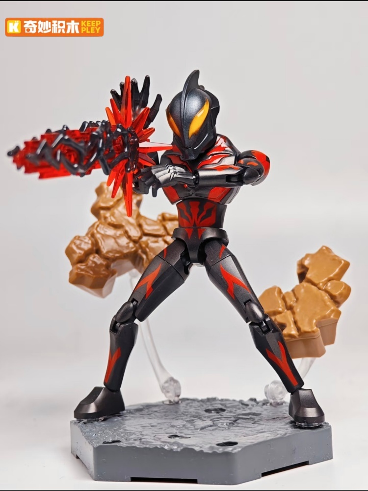 Original  Keeppley Ultraman Ze - Model Kit Zero Megaman ulasan dan harga