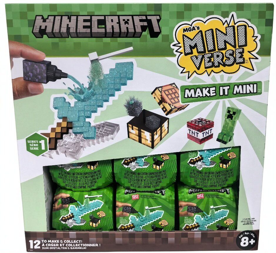 MGA Miniverse Minecraft Make I - Model Kit Hobby ulasan dan harga