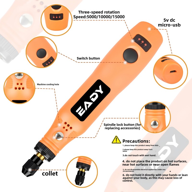 USB Cordless Rotary Tool Kit – - Model Kit Store ulasan dan harga