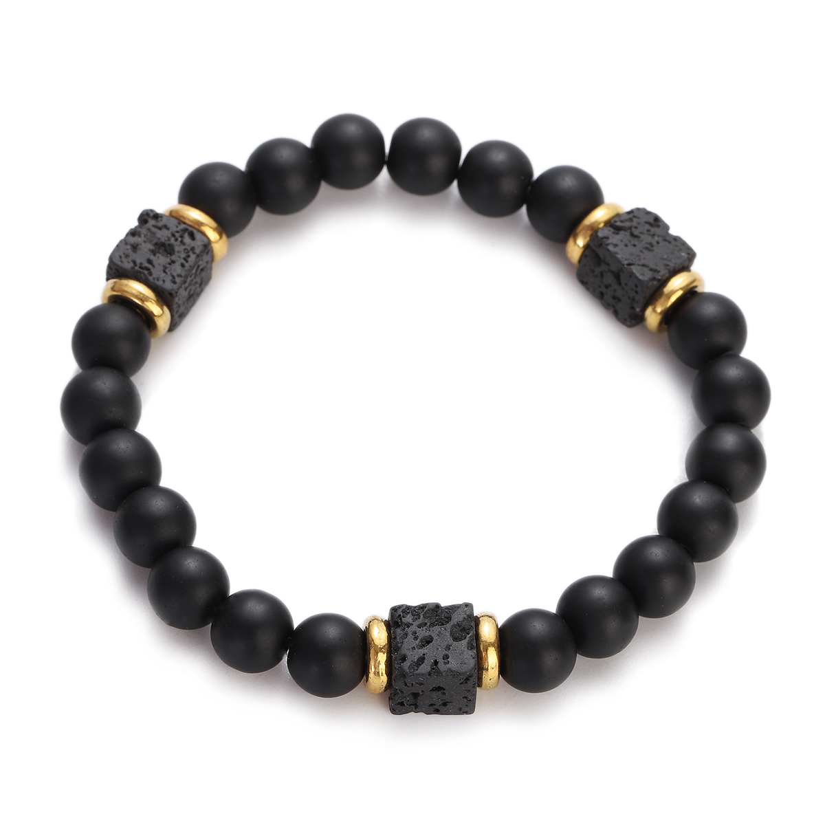 Classic Black Stone Bracelets  - Model Kit Quick ulasan dan harga