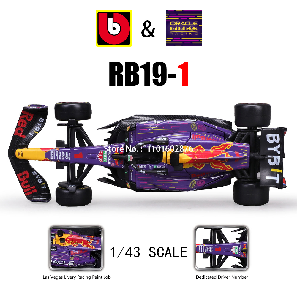 Bburago 1:43 2023 F1 Red Bull  - Model Kit Ferrari ulasan dan harga