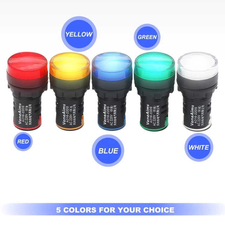 10pcs 22mm LED Indicator Light - Panel Line Marker ulasan dan harga