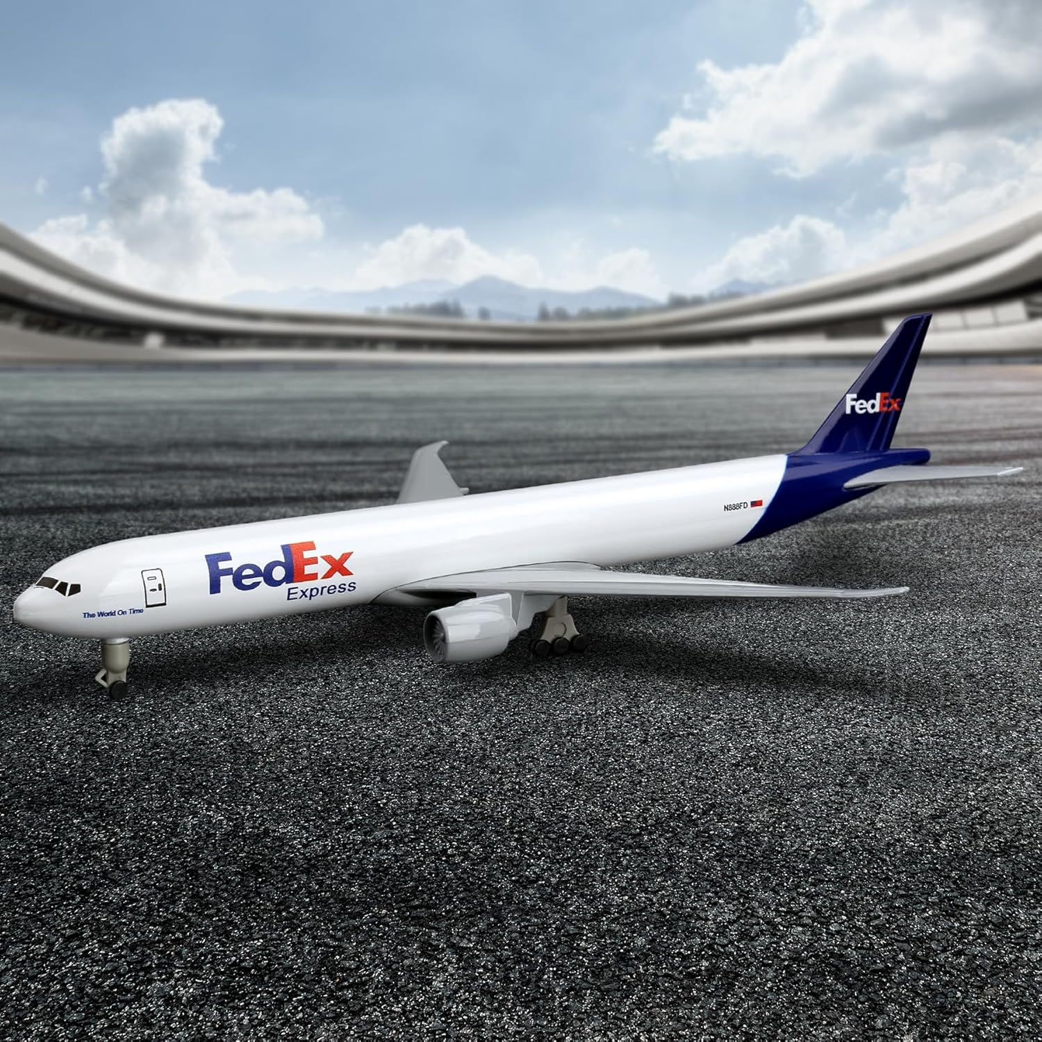 20cm Fedex B777 Airplane Model - Model Kit Store ulasan dan harga