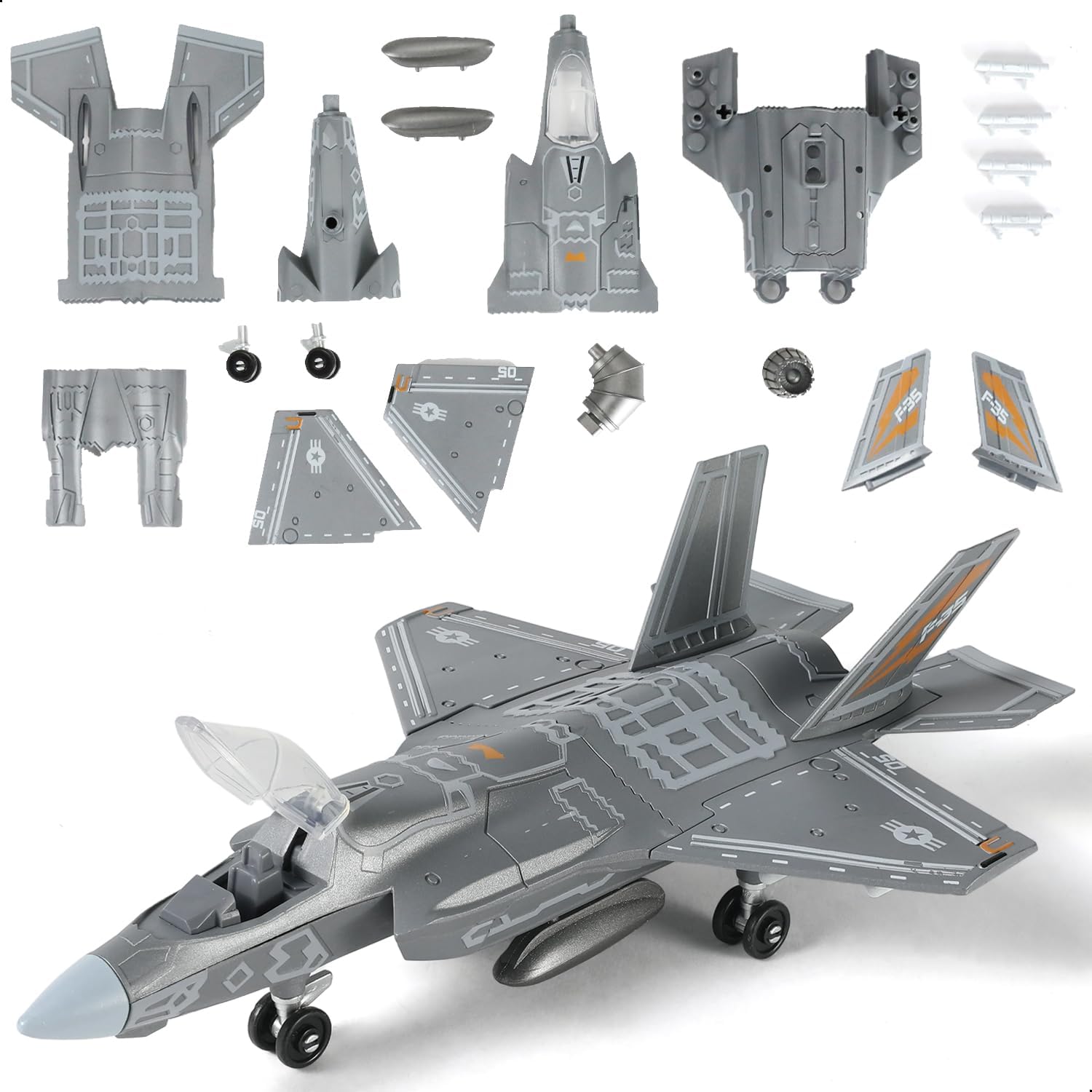 1:72 Scale F-35 Fighter Jet Qu - Model Kit Quick ulasan dan harga