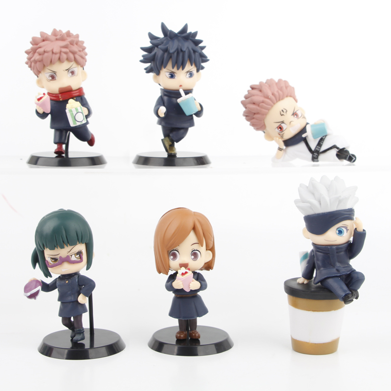 6pcs/set Anime Jujutsu Kaisen  - Model Kit Jujutsu Kaisen ulasan dan harga