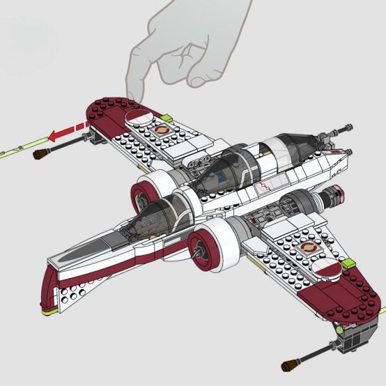 Space Combat Aircraft Model Bu - Lego Set Technic ulasan dan harga