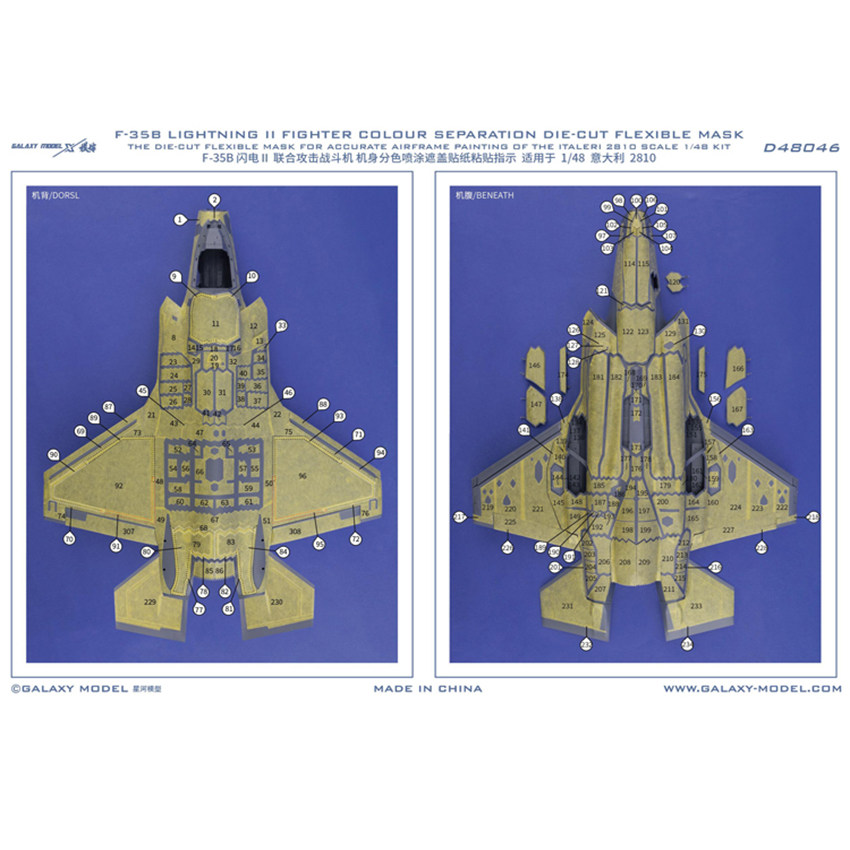 Galaxy 1/48 Scale F-35B Lighti - Model Kit Italeri ulasan dan harga