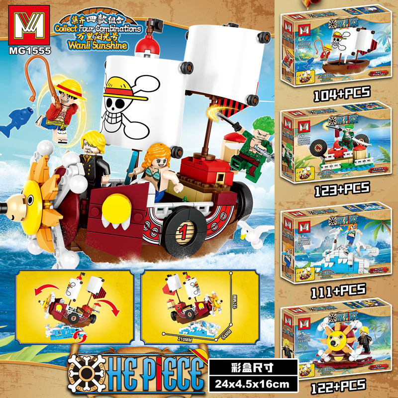 One Piece Wanli Pirate Ship Sa - Model Kit One Piece Ship ulasan dan harga