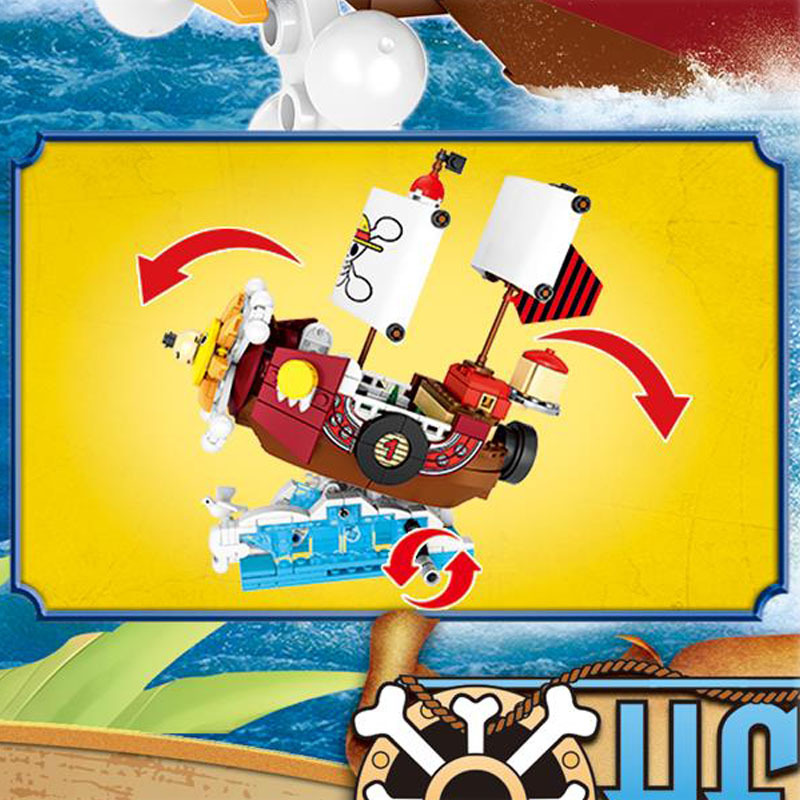 One Piece Wanli Pirate Ship Sa - Model Kit One Piece Ship ulasan dan harga