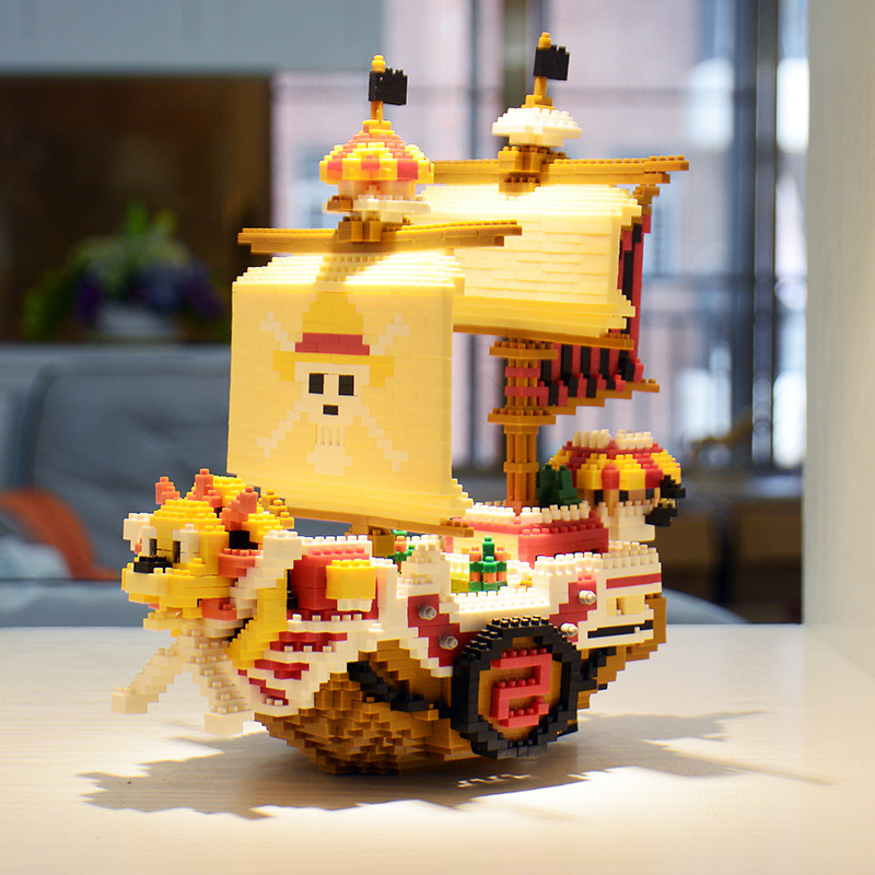 One Piece Building Blocks Luff - Model Kit One Piece Ship ulasan dan harga