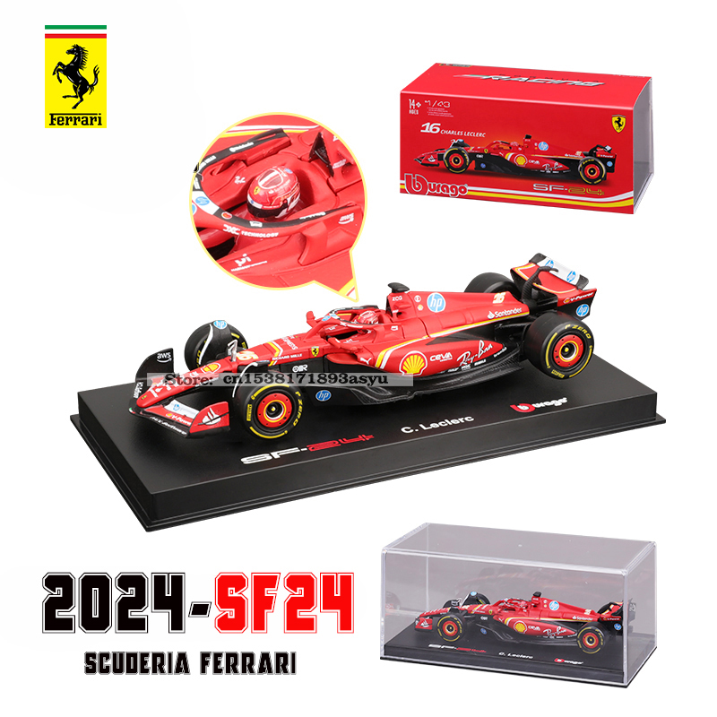 Bburago 1:43 f1 2024 Ferrari S - Model Kit Ferrari ulasan dan harga