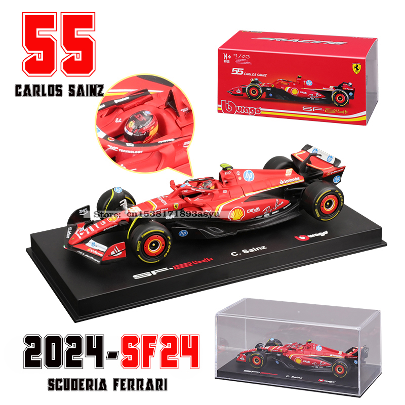 Bburago 1:43 f1 2024 Ferrari S - Model Kit Ferrari ulasan dan harga